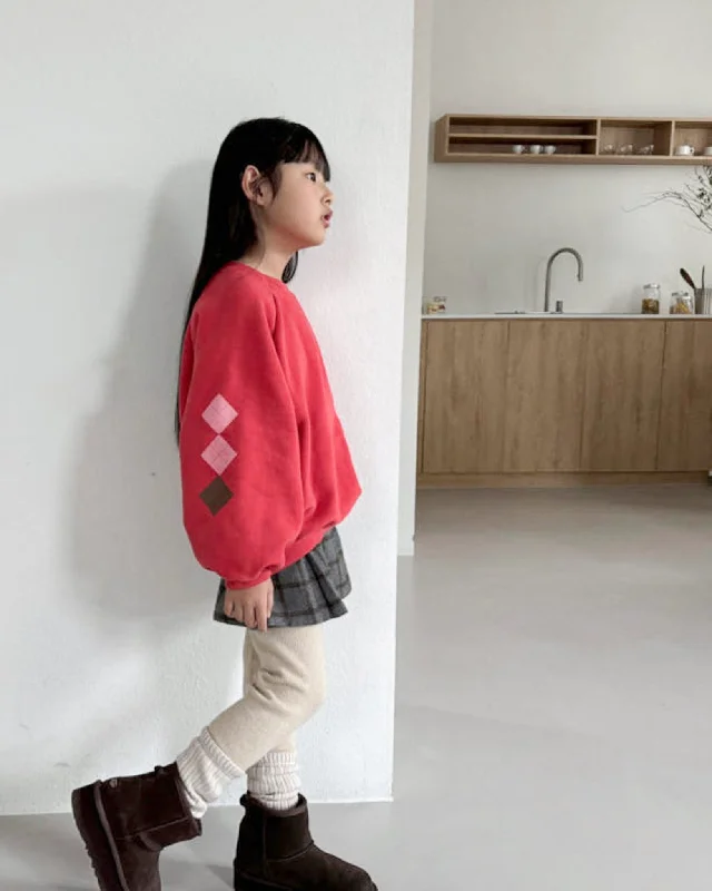 Comfortable Series i like red sweatshirt