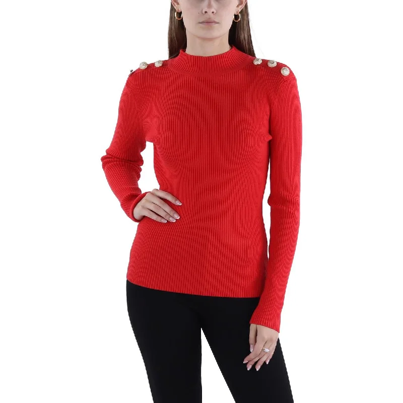 Daily Comfort Generation Love Womens Paloma Knit Ribbed Pullover Sweater