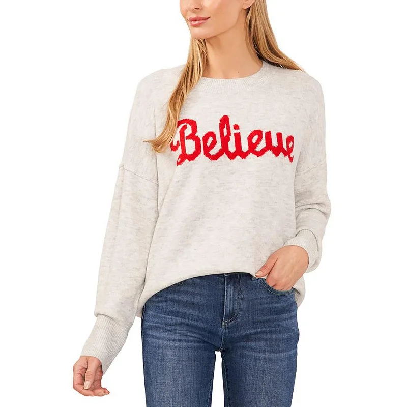 Slim Fit CeCe Womens Crewneck H Pullover Sweater