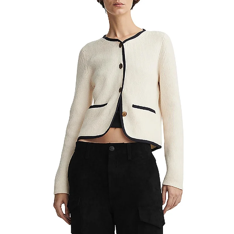 Warm Winter Series Rag & Bone Womens Nancy Wool Button-Down Cardigan Sweater