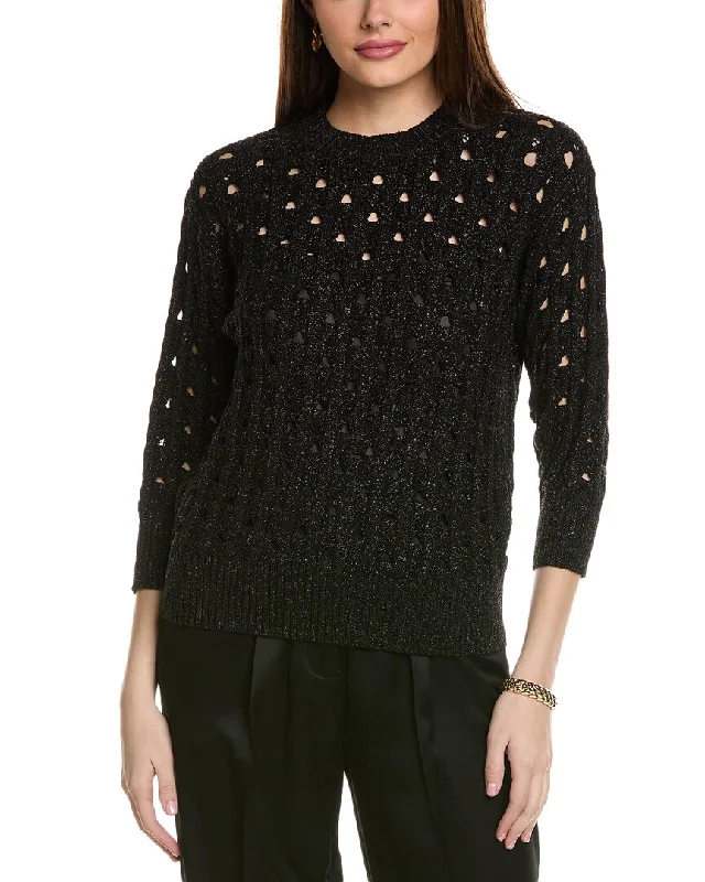 Light Fit St. John Rib Crochet Sweater