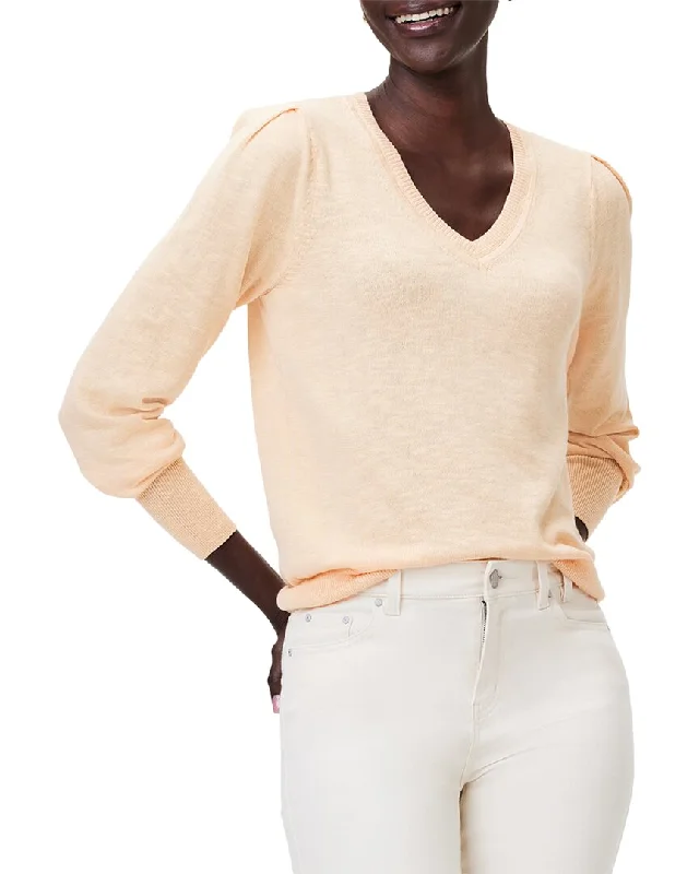 Advanced Design NIC+ZOE Slub V-Neck Sweater