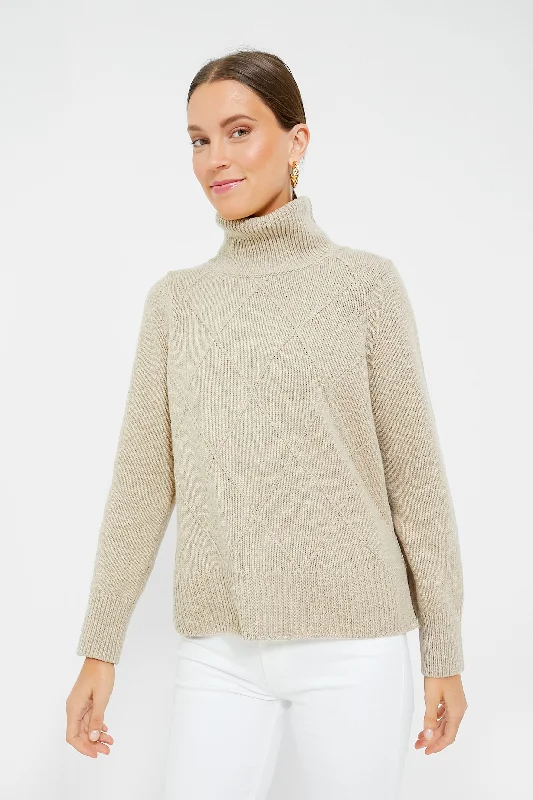 Classic Style Light Fawn Laverne Knit Sweater