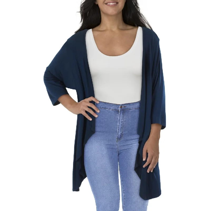 Trendy Items 24seven Comfort Apparel Womens Plus Layering Cardigan Duster Sweater