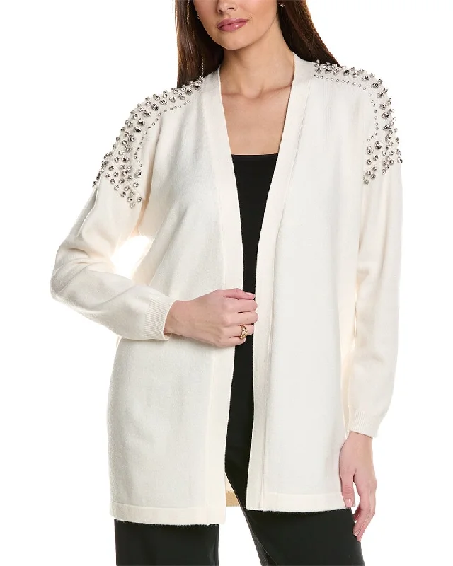 Classic Design Anne Klein Embellished Cardigan