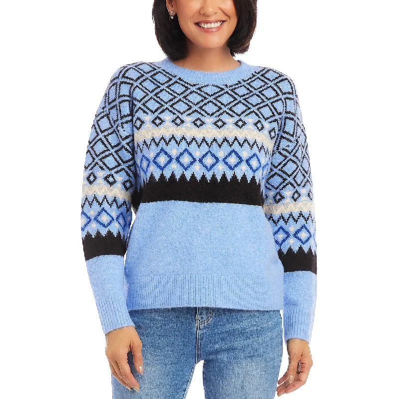 High-quality Fabrics Karen Kane Womens Knit Crewneck Pullover Sweater