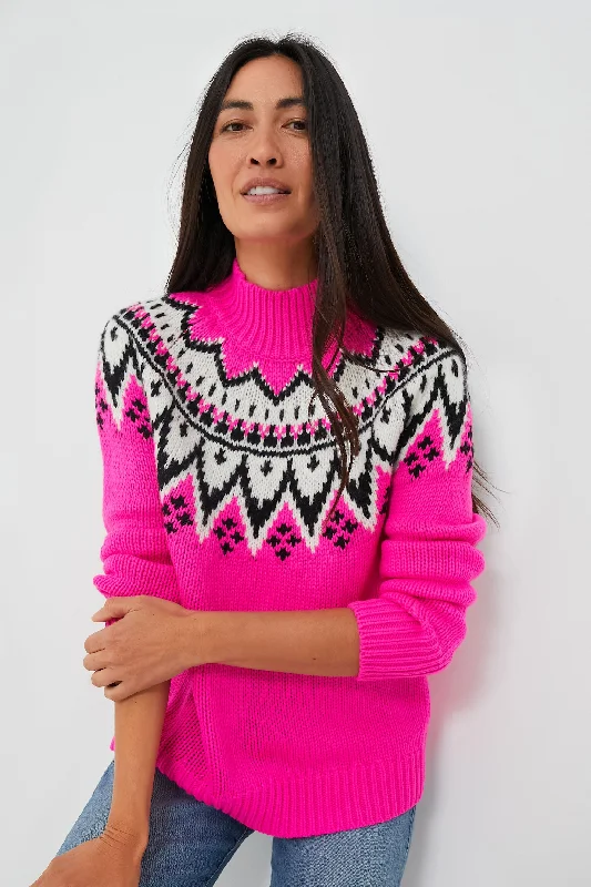 Fashionable Items Bright Pink Kienna Sweater