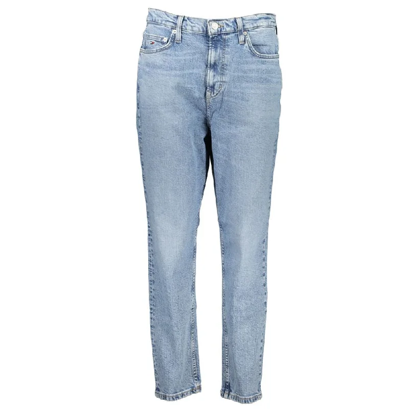 Casual Wear Tommy Hilfiger blue Cotton Jeans & Women's Pant