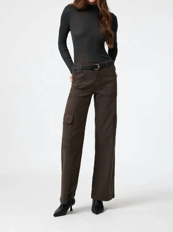 Comfort Fit Alva Pants In Oak Luxe Twill