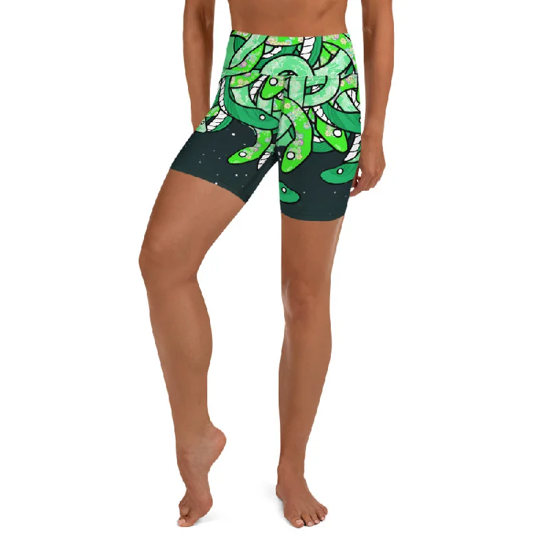Trends Tangled Snakes Yoga Shorts