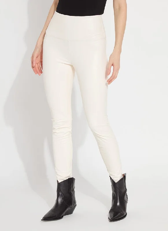 Exquisite Tailoring Textured Leather Legging (28.5" Inseam)