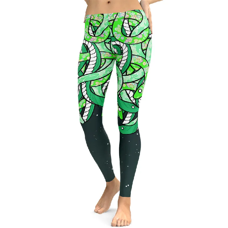 Cozy Look Tangled Snakes Leggings