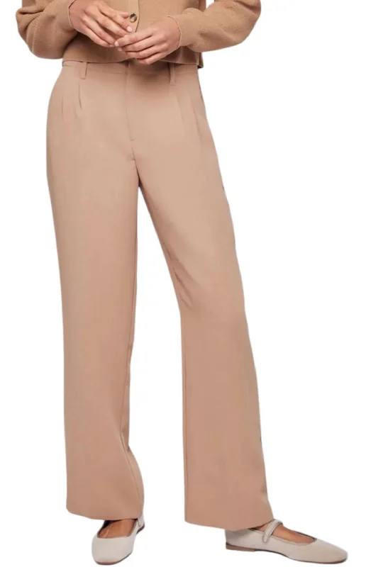 Soft Fabrics Lottie Pants In Cashew
