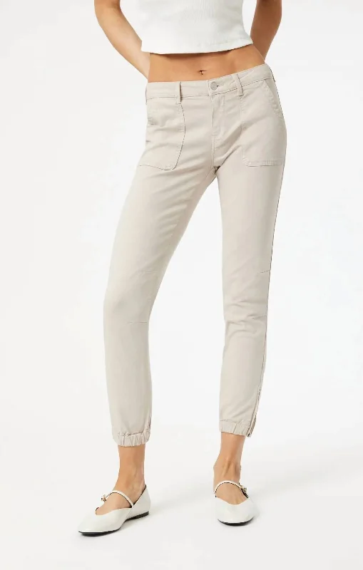 Easy Fashion Ivy Pants In Silver Grey