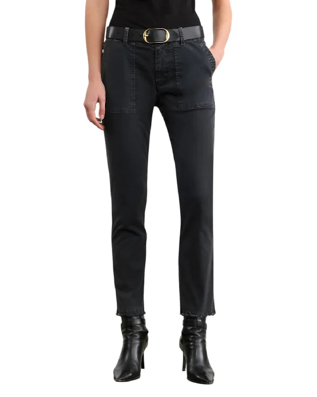 Effortless Wear Jenna Pants In Midnight/super Dark Navy