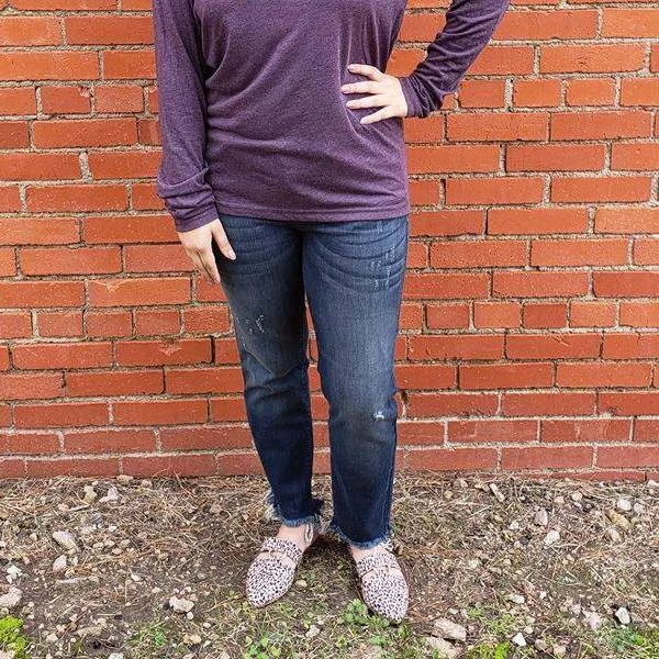 Cozy Fashion Trends Judy Blue Destroyed Hem Jeans