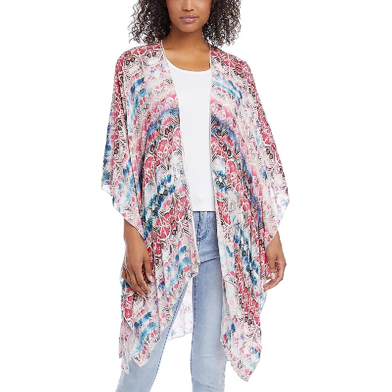 Boutique Recommendation Karen Kane Womens Printed  Open Front