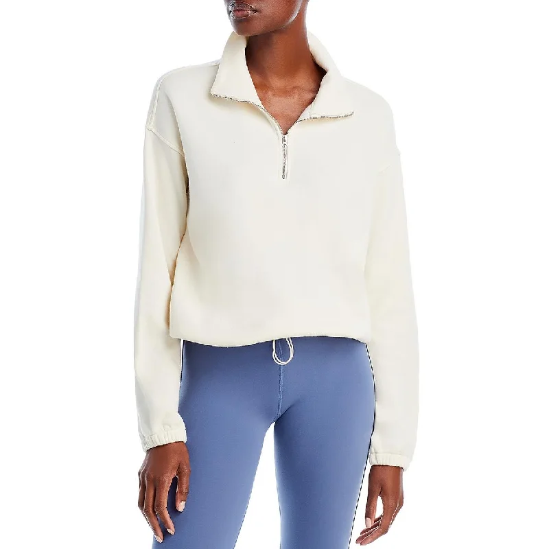 Celebrity Must-have Aqua Womens Zipper Long Sleeves Active