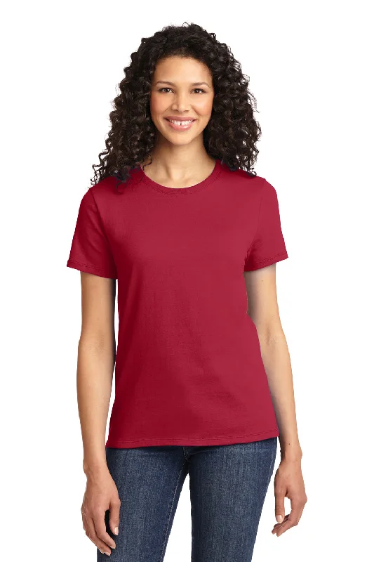 Dessert Matching Port & Company Womens Essential Short Sleeve Crewneck T-Shirt - Red Dessert Matching Port & Company Womens Essential Short Sleeve Crewneck T-Shirt - Red