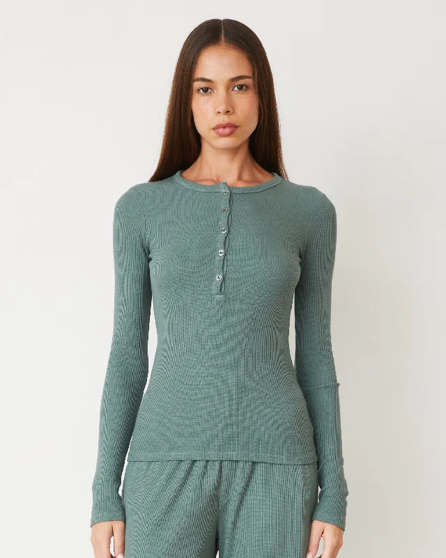 High-end Design Baby Thermal Henley