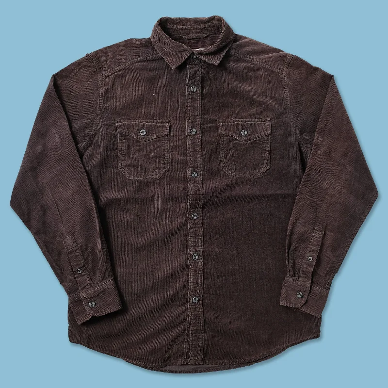 Must-have For Autumn And Winter Cord Shirt Medium
