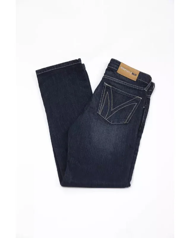 All-Day Style Montana Blu Women's Blue Cotton Jeans & Pant - W27 US
