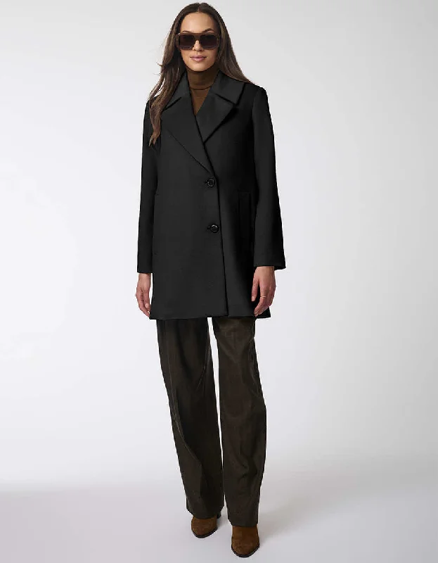 New Season Series Grand Sleek Wool Coat