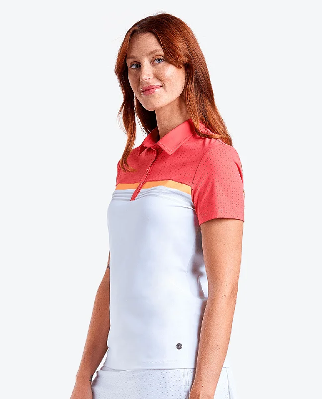 Single-shoulder Neck Design SIZE L - NIVO Mindy Polo 113 Papaya