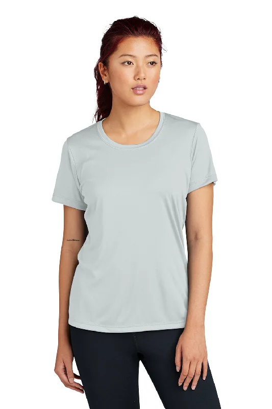 Trendy Items Sport-Tek Womens Competitor Moisture Wicking Short Sleeve Crewneck T-Shirt - Silver Grey