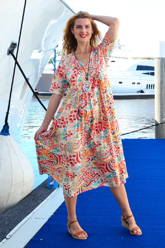 Innovative Design Giza Bohemian Tunic Dress