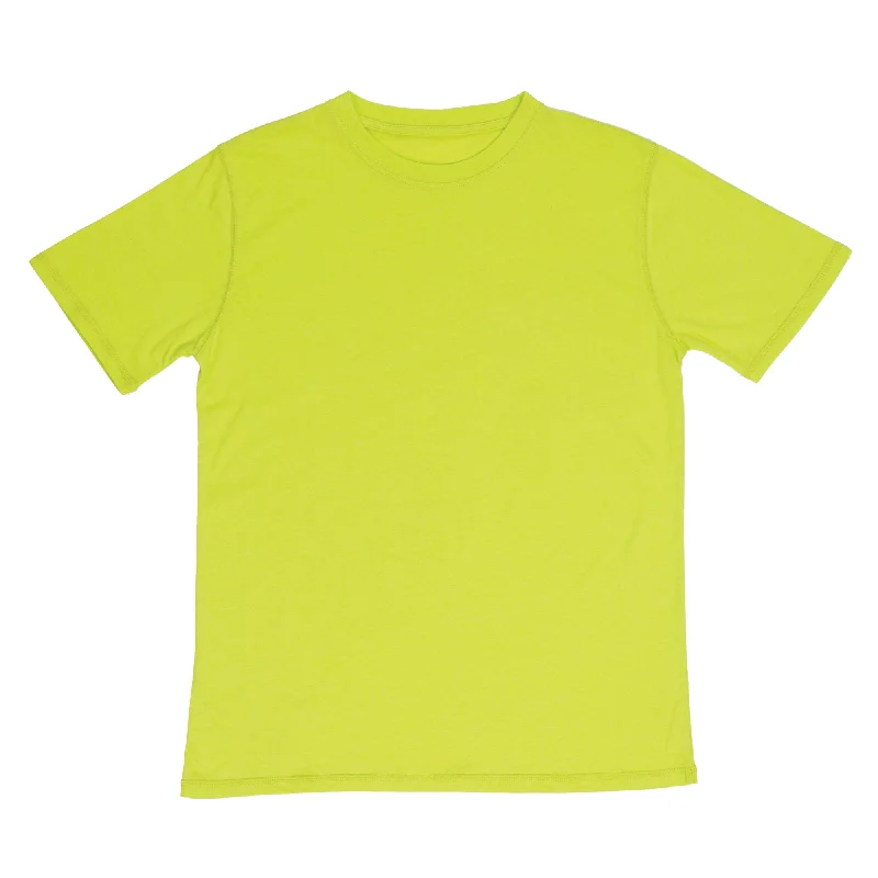Elegant Style Berne Electric Green Cotton Blend Ladies Lightweight Performance Tee S/S Elegant Style Berne Electric Green Cotton Blend Ladies Lightweight Performance Tee S/S