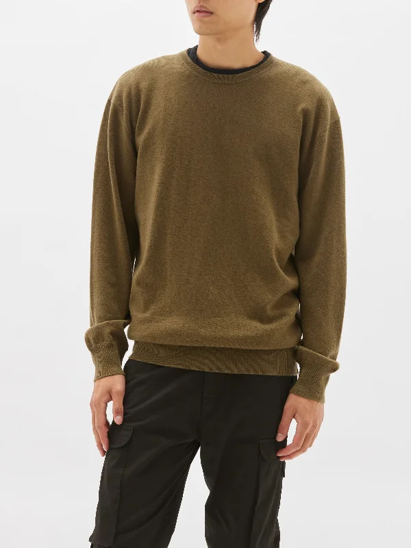 Unique Prints classic wool cashmere knit