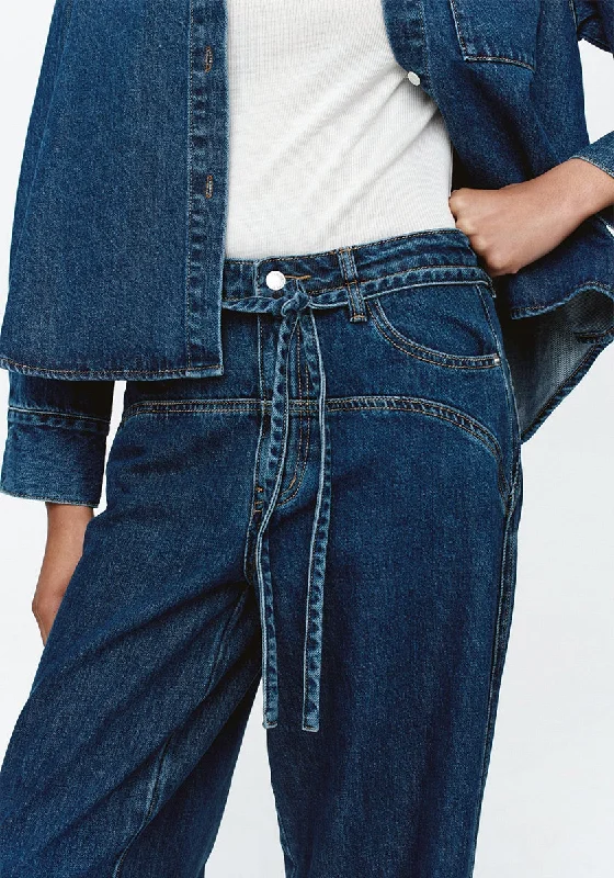 Stylish Jackets Curve Seam Jean - Heritage Blue
