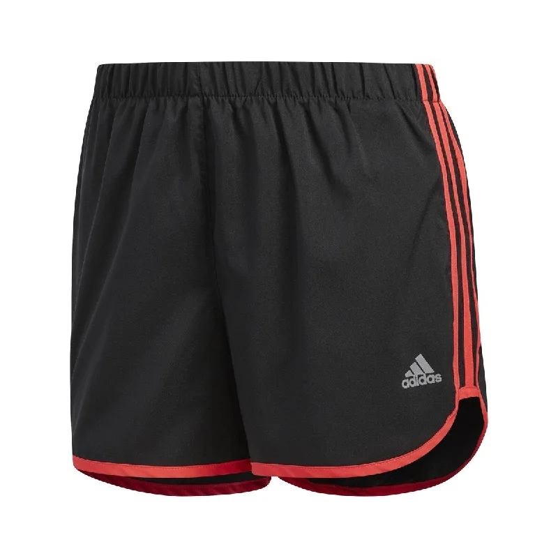 Adidas Women's M20 Reflective Running Shorts Black / Red Size Extra Small - X-Small