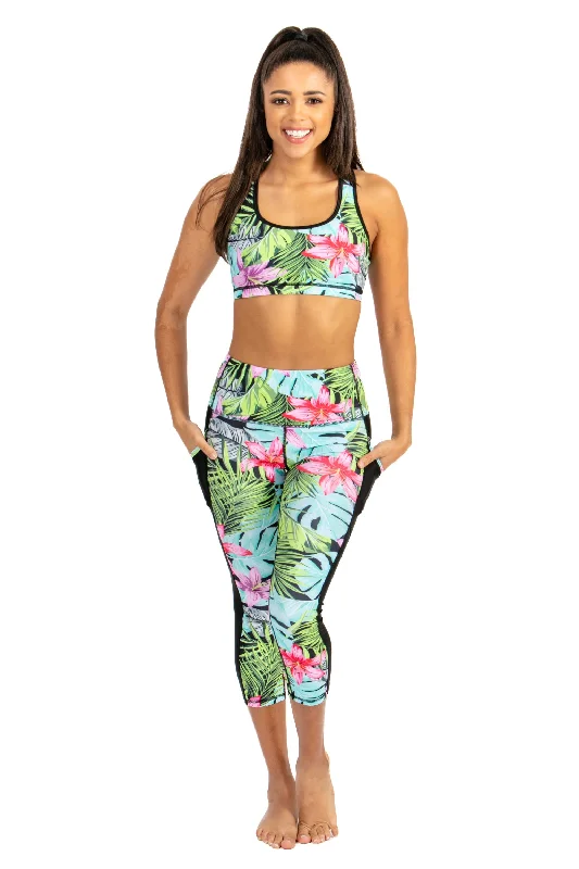 High Street Fashion Bali Escape Capri Leggings