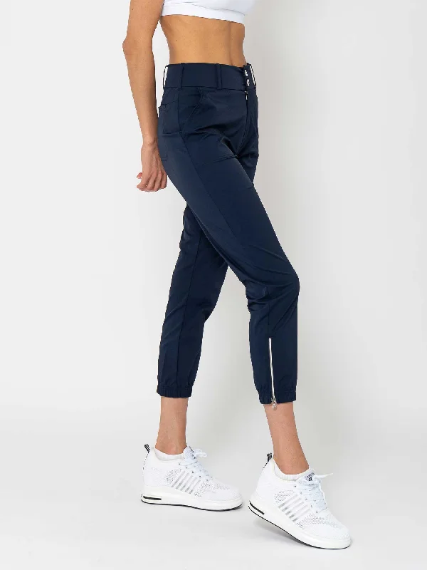 Soft And Comfortable Easy Fit Active Pants - Midnight