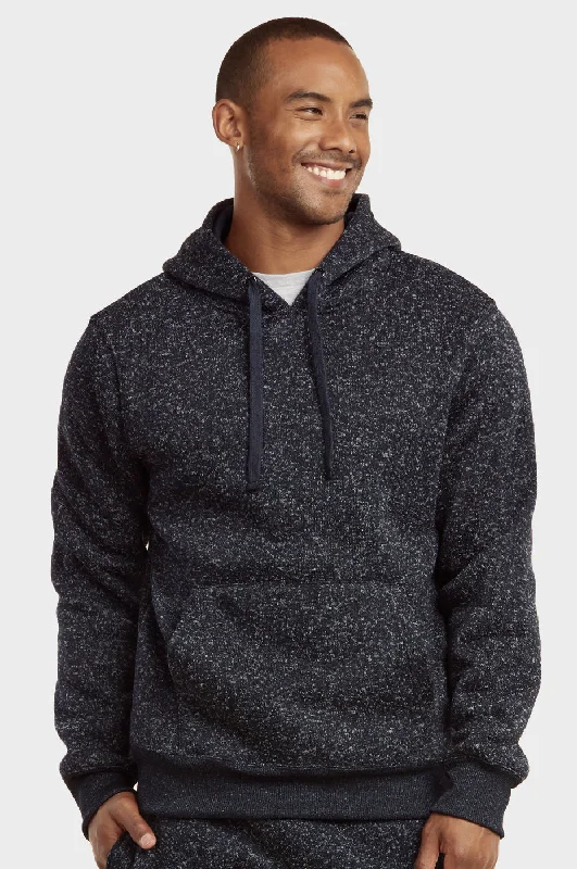 Low-key Luxury KNOCKER MEN'S MEDIUMWEIGHT FLEECE PULLOVER HOODIE (HD1010_NVM)