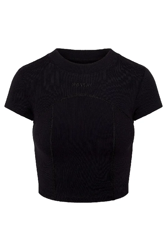 Bottom And Versatile Joshua Tree Top - Black Thick Rib