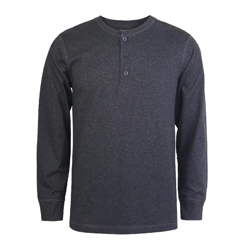Cozy Layers KNOCKER MEN'S HENLEY SHIRT (MHS001_CH/GR)