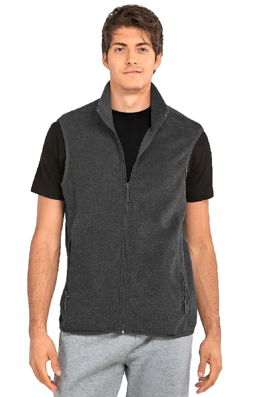 Exclusive Customization KNOCKER MEN'S POLAR FLEECE VEST (PF1500_CH/GR)