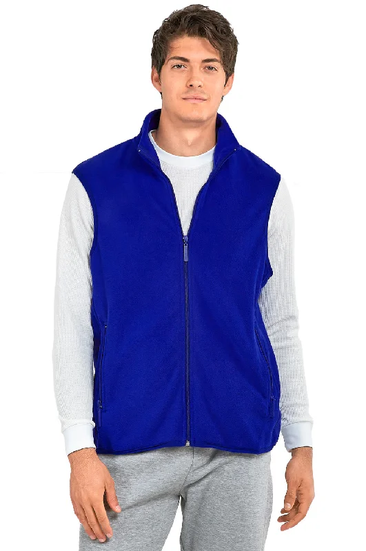 Sporty Elegance KNOCKER MEN'S POLAR FLEECE VEST (PF1500_R.BLUE)