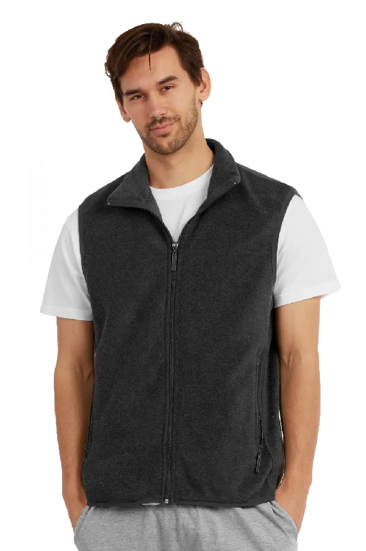 ET TU MEN'S POLAR FLEECE VEST (PF1500E_CH-GR)