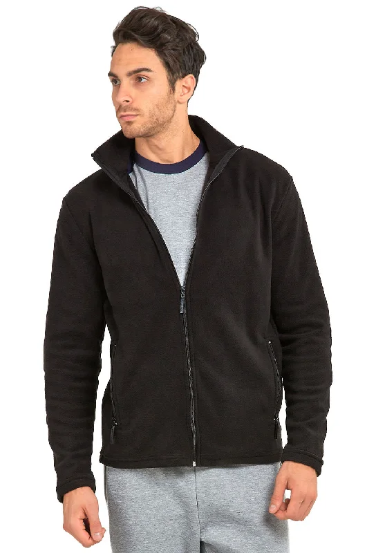 Elegant And Casual KNOCKER MEN'S POLAR FLEECE JACKET (PF2000_BLACK)