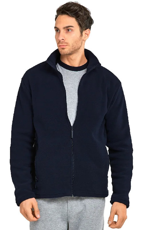 Personalized Design KNOCKER MEN'S POLAR FLEECE JACKET (PF2000_NAVY)