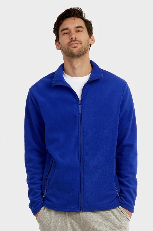 Comfortable Series KNOCKER MEN'S POLAR FLEECE JACKET (PF2000_R.BLUE)