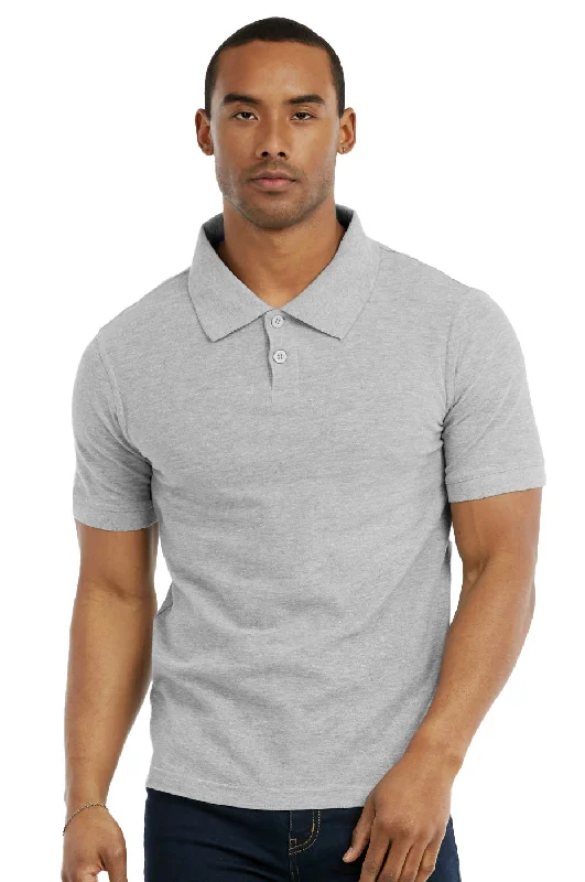 Cozy Chic Wear KNOCKER MEN'S SLIM POLO SHIRT (POLO2000_H.GRY)
