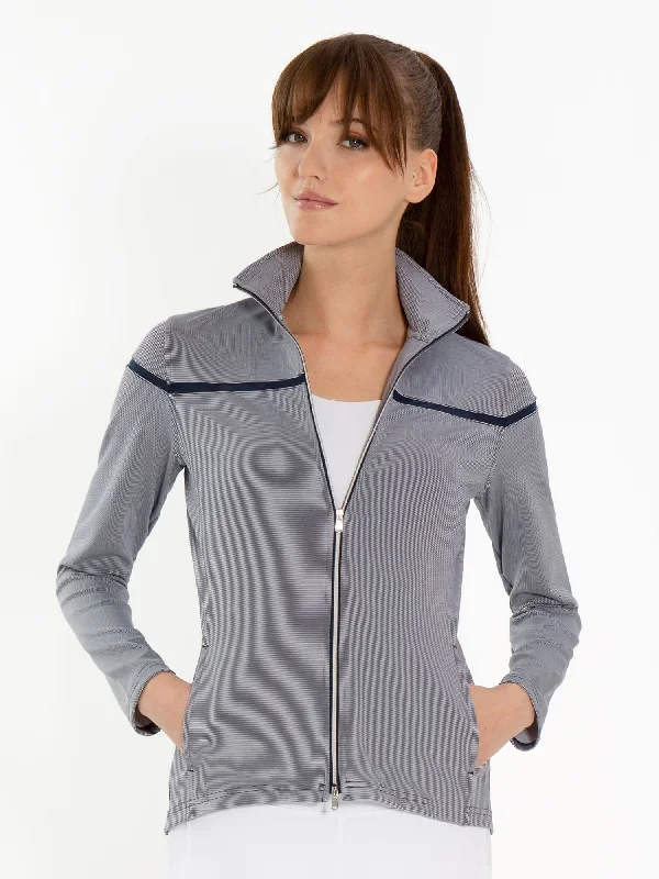 Versatile Itinerary Riley Jacket - Midnight Stripes