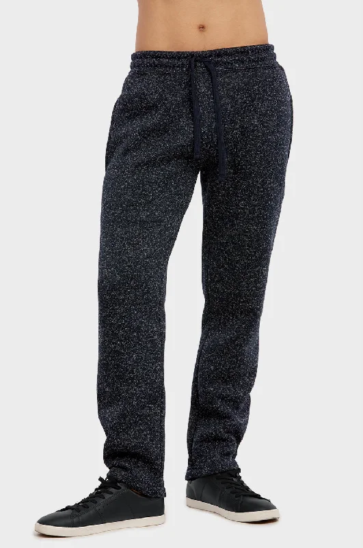 Stunning Fashion KNOCKER MEN'S MEDIUMWEIGHT FLEECE SPACEDYE SWEATPANTS (SP1010_NVM)