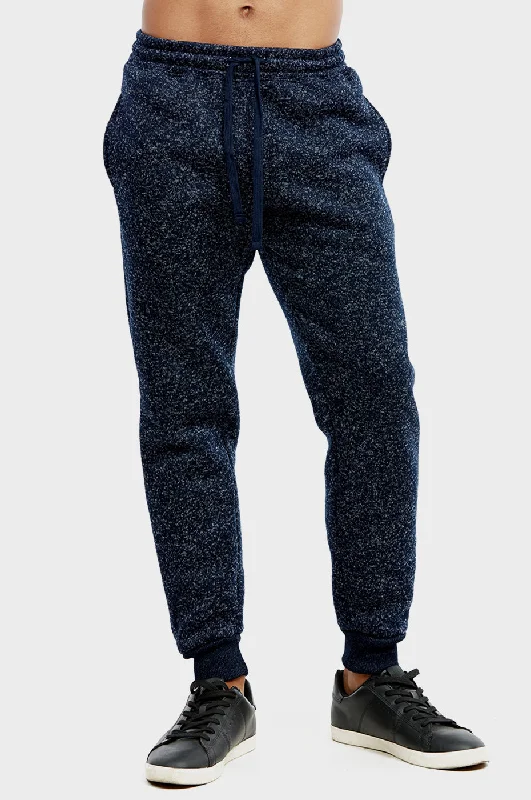 Noble Temperament KNOCKER MEN'S MEDIUMWEIGHT FLEECE SPACEDYE JOGGER PANTS (SP1110_NVM)