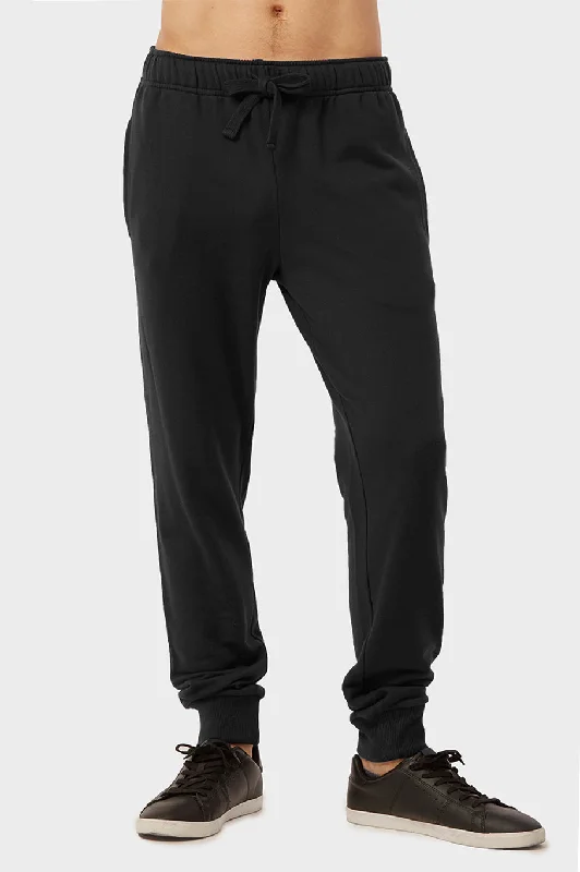 Cozy Lifestyle KNOCKER MEN'S TERRY JOGGERS (SP3100_BLACK)